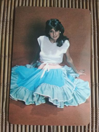 Карманный календарик.1985 год. Миниегпром РСФСР