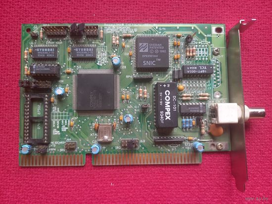Платы сетевая карта СOMPEX READYLINK ENET16 / U 1993 США