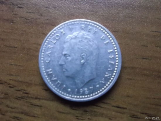 Испания 1 песета 1987
