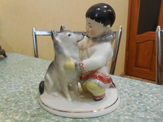 Якут с собакой. ЛФЗ