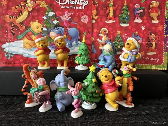 Ландрин Disney Дисней ВИННИ ПУХ И НОВЫЙ ГОД 2007 ПОЛНАЯ СЕРИЯ!!!