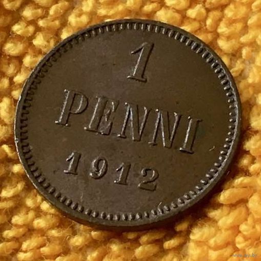 1  penni 1912 года.