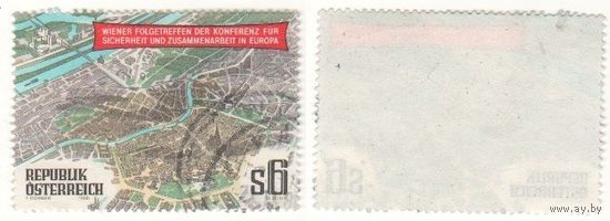 Австрия 6 шиллинг карта (m21)