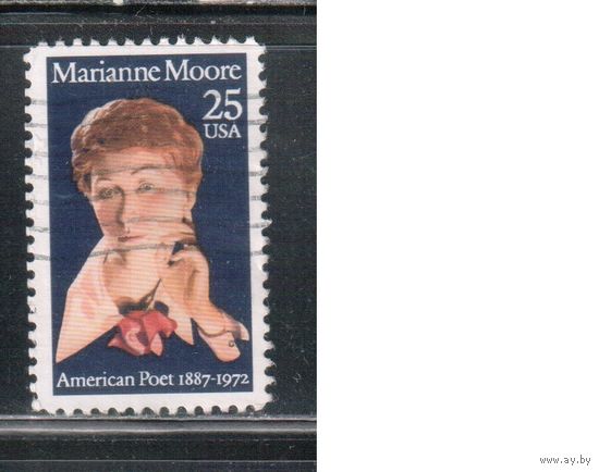 США-1990, (Мих.2083),   гаш. ,Личности,Поэтесса (одиночка),