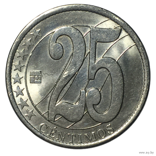 Венесуэла 25 сентимо, 2007