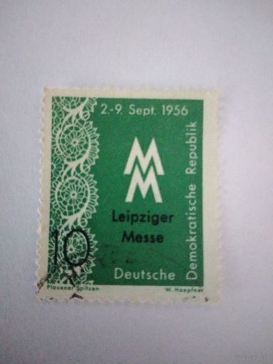 ГДР 1956 ОСЕННЯЯ ЯРМАРКА В ЛЕЙПЦИГЕ