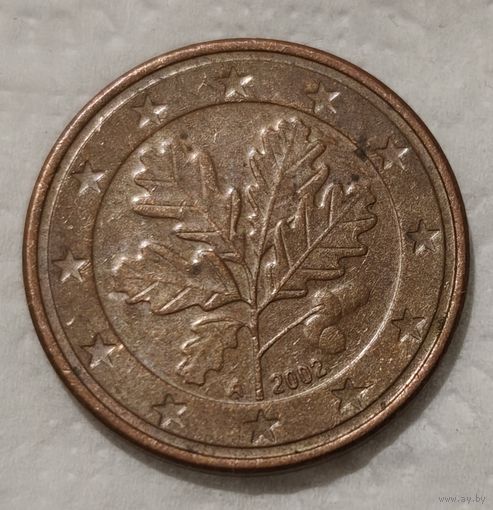 Германия 5 евроцентов, 2002 "A" - Берлин (14-14-34)