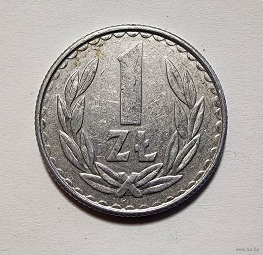 Польша 1 злотый, 1987