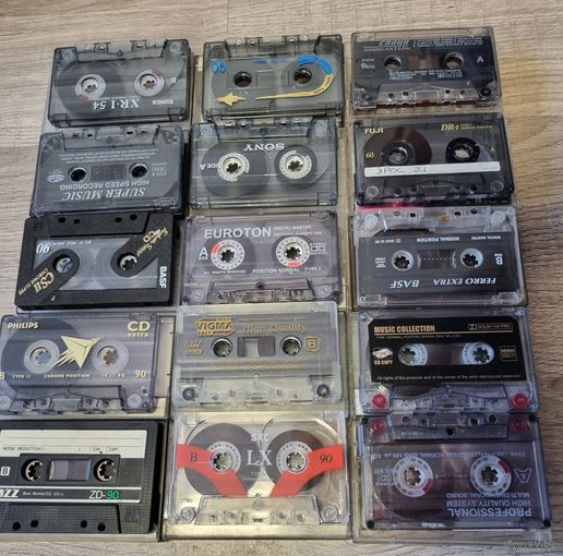 Аудиокассеты 15 шт.