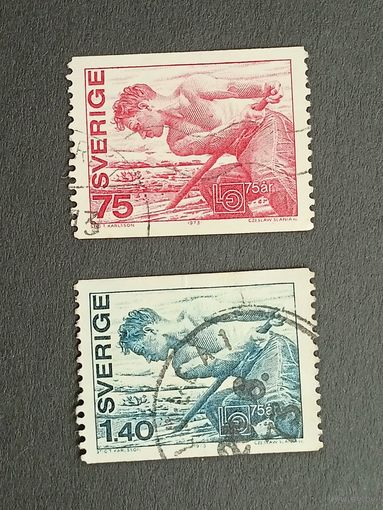 Швеция 1973. Шведские профсоюзы. Полная серия