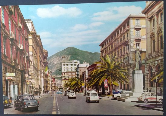 Италия до 1970 открытка Салерно.