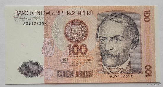 Перу 100 инти образца 1987