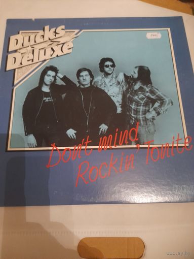 DUCKS DELUXE  "DON'T  MIND ROCKIN TONITE "  1978 LP USA RCA AFL1 3026 NM/NM-