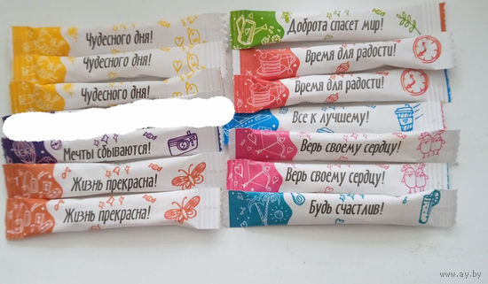 Сахар пакетированный. Цена за 1 шт.