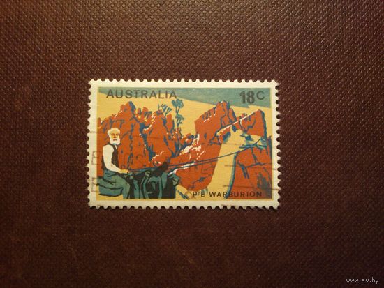 Австралия 1976 г.Исследователи  XIX века. Эгертон-Уорбертон (16 августа 1813 - 5 ноября 1889)./25а/