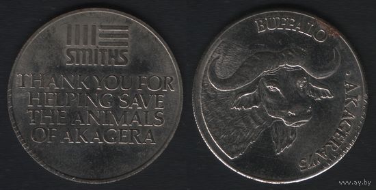 Smiths - Thank You For Helping Save The Animals of Akagera -- Buffalo Akagera '75 (м32,35мм10,42гр) (f