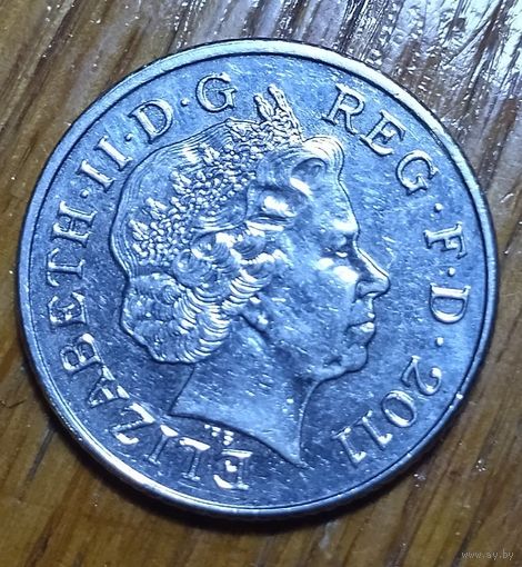 Великобритания, 10 пенсов 2011 года