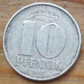 Германия (ГДР)  10 пфеннигов 1963