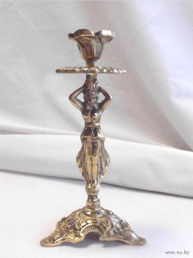 Подсвечник Атлант Бронза 01