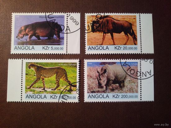 Ангола 1999 г.Фауна./36а/