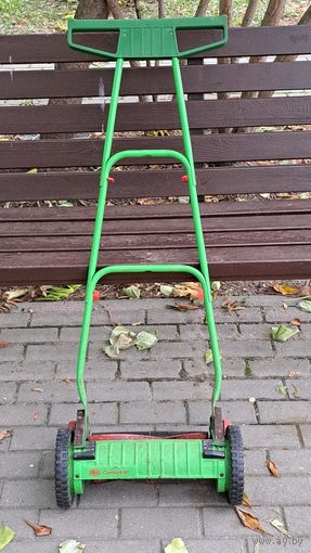 Газонокосилка ручная механическая барабанная Brill Comfort 30 Германия ХХ век.