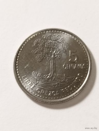 Гватемала 5 сентаво 2010