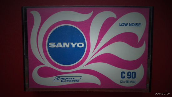 АУДИОКАССЕТА SANYO 1972-74 год выпуска, РЕДКАЯ, ВОЗМОЖЕН ОБМЕН на другие аудиокассеты.