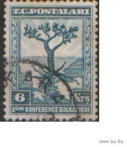 Марка из серии 1931г. Турция "Вторая Балканская конференция"