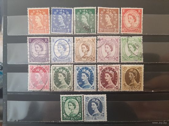 ВЕЛИКОБРИТАНИЯ 1952-68г. Гаш.