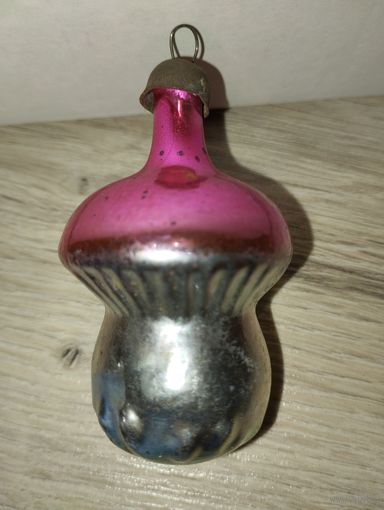 Ёлочная игрушка СССР гриб