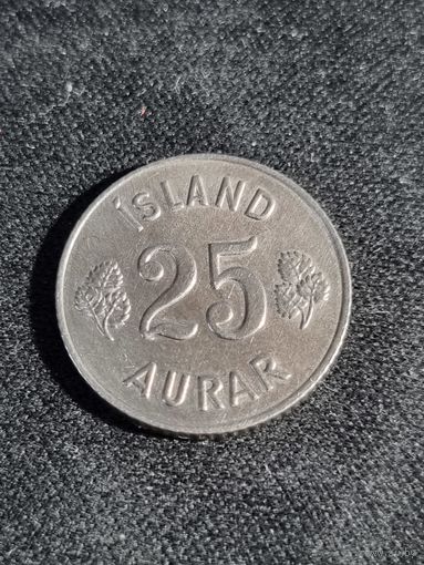 ИСЛАНДИЯ 25 эйре 1963