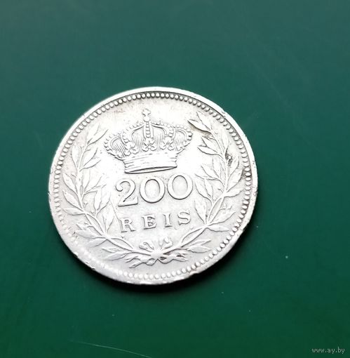 200 реалов (рейс) Португалия 1909.состояние