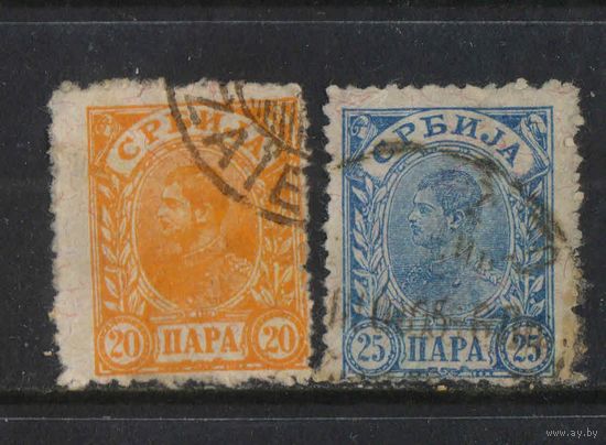 Сербия Кор 1894 Александр I Стандарт #38-9.