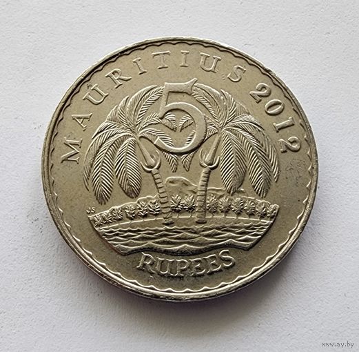 Маврикий 5 рупий, 2012