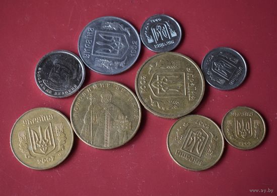 Украина 9 монет