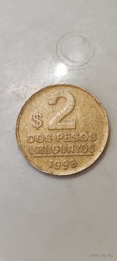 Уругвай 2 песо 1998