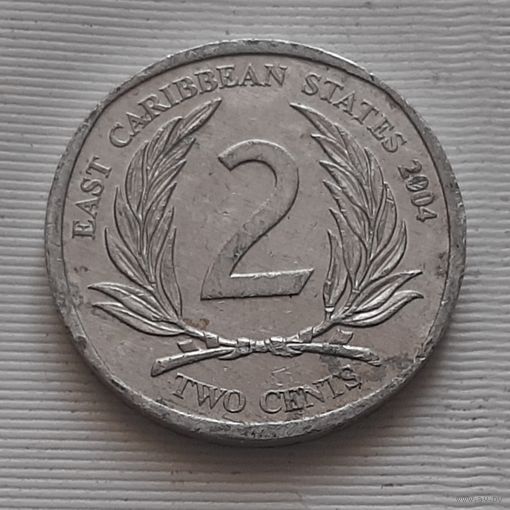 2 цента 2004 г. Восточные Карибы