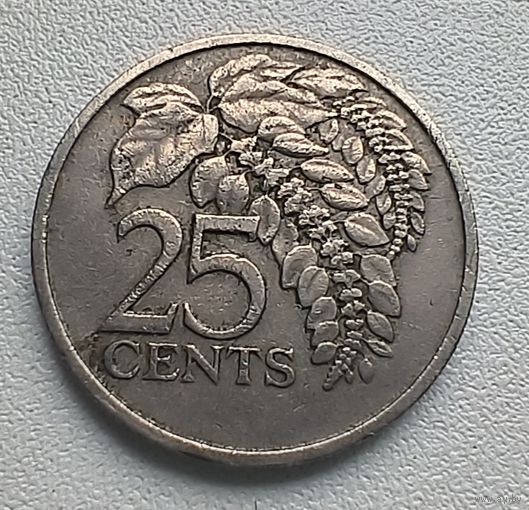 Тринидад и Тобаго 25 центов, 1977  5-1-1