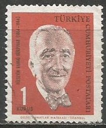 Турция. Хусейн Р.Курпинар. Писатель. 1964г. Mi#1903.
