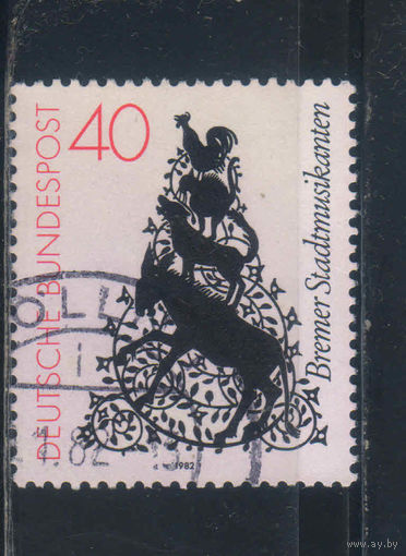 Германия ФРГ 1982 Бременские музыканты #1120