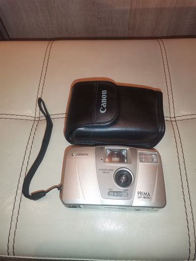 Плёночный фотоаппарат "Canon PRIMA BF-800", рабочий, вспышка рабочая.