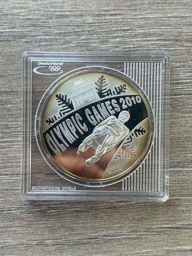 Монета Острова Мэн 1 крона (1 Crown) 1984 года, посвященная XXIII летним Олимпийским играм в Лос-Анджелесе