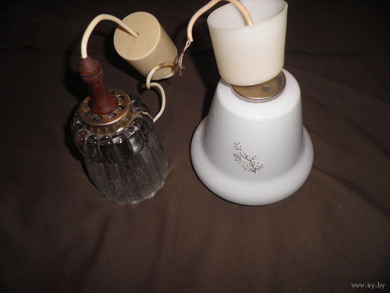 Светильники потолочные 2 шт.,времён СССР.