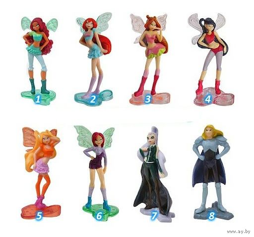 Ferrero. Киндер сюрприз. Винкс клуб из серии Winx Club.