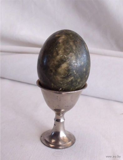 Змеевик Серпентин Яйцо на подставке