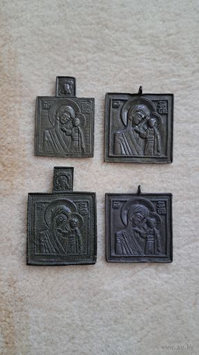 Икона меднолитая Казанская Пресвятая Богородица