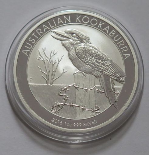 Австралия 2016 серебро (1 oz) "Кукабарра"