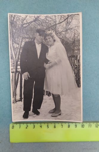 Жених и невеста деревня 1950е