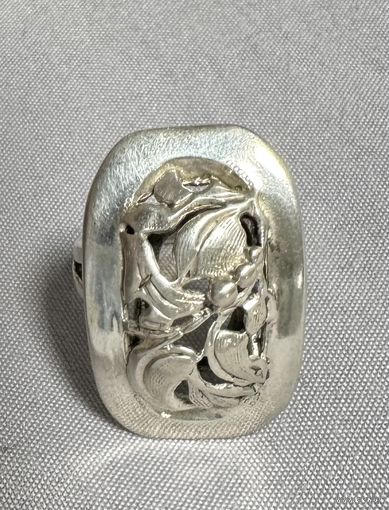 Кольцо серебряное 925 пробы. 63