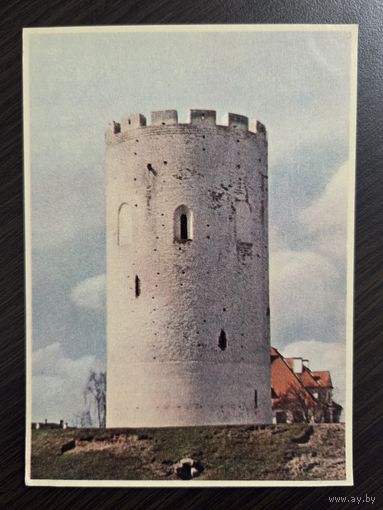 Белая вежа малотиражная чистая открытка СССР (БССР, Беларусь)